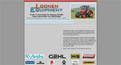 Desktop Screenshot of lochenequipment.com